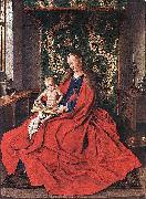 Jan Van Eyck Madonna with the Child Reading oil painting artist
